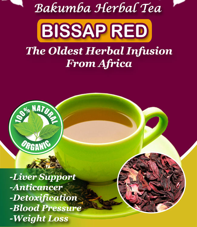Bakumba Herbal Tea – Bissap Red Tea (100% Organic) BKT-25-02