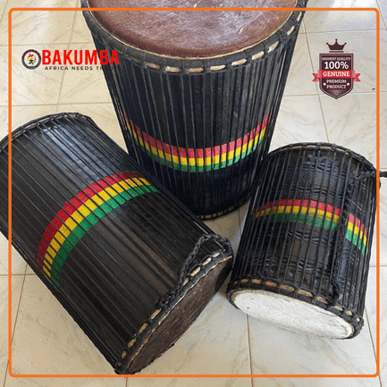 Hand Made Djembe Drums Set From Guinea-3 Pieces