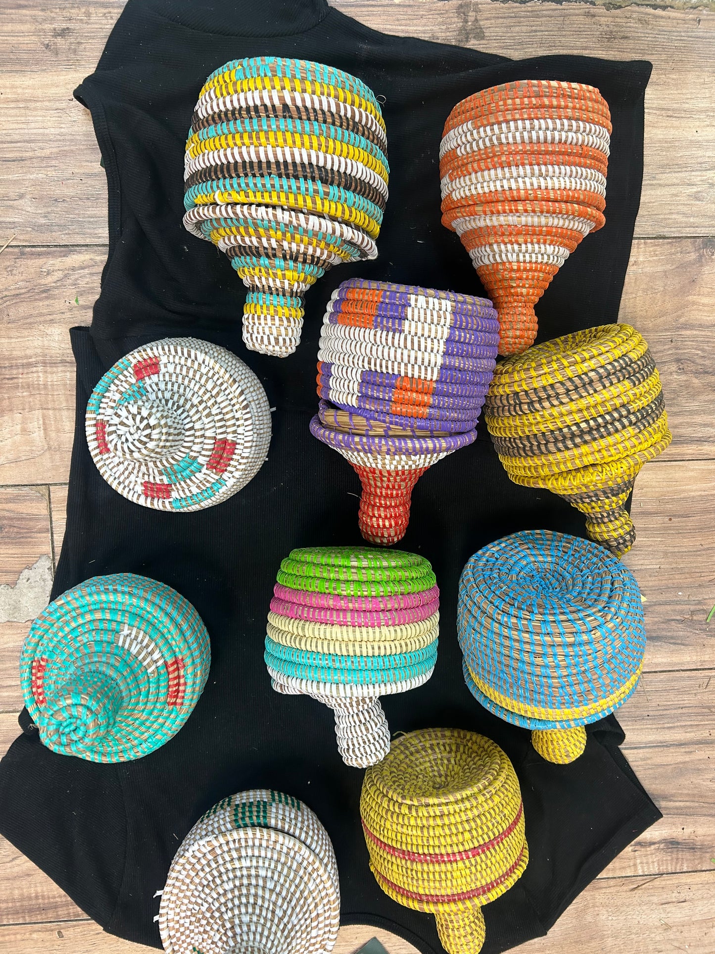 Small basket from Africa. Christmast deco