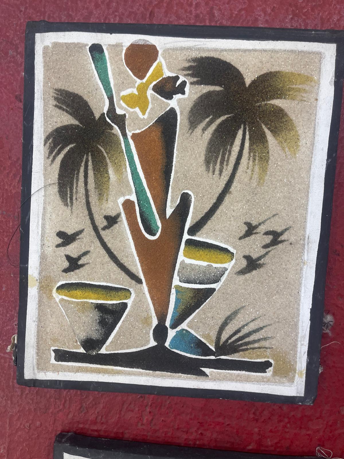 Fabrics Wall Painting