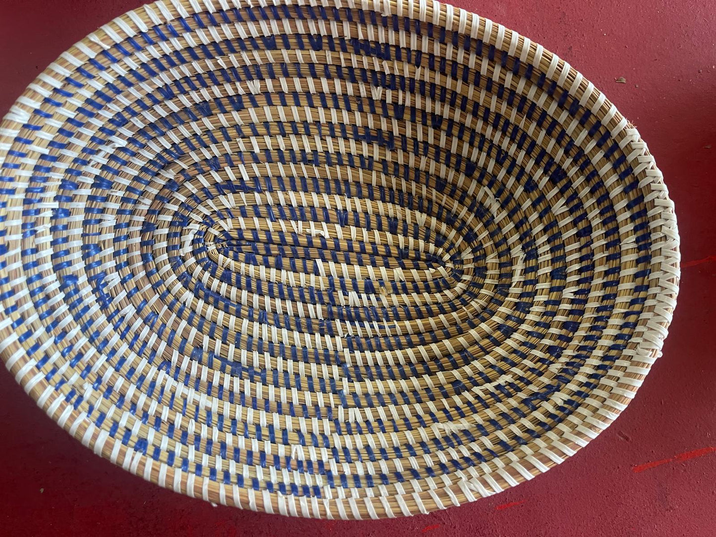 Wall Deco/Bowls – 4‑Piece Oval Basket Set