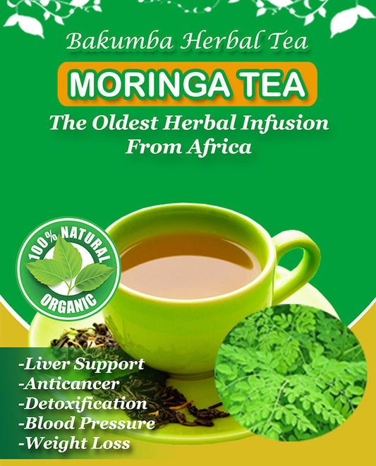 Bakumba Herbal Tea – Moringa Tea (100% Organic) BKT-25-01