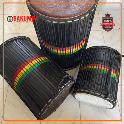 Hand Made Djembe Drums Set From Guinea-3 Pieces