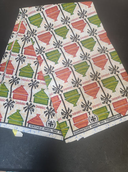 African fabrics wax 6 yd for 20$