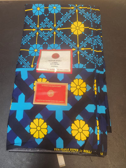 African fabric 6 yards for 20$