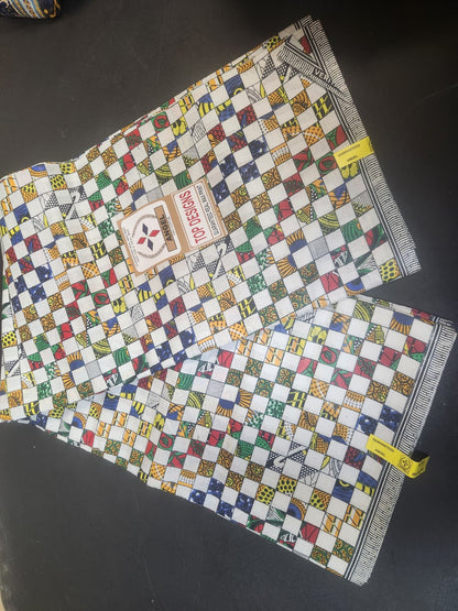 African fabrics wax 6 yard for 20