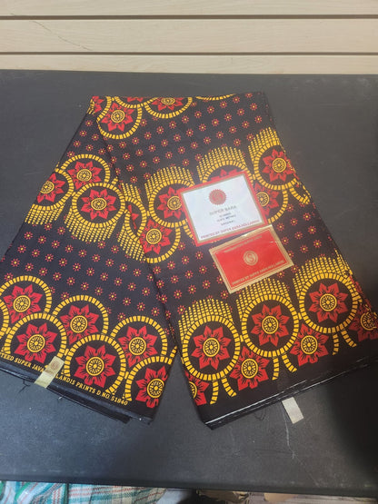 African fabrics wax 6 yard for 20