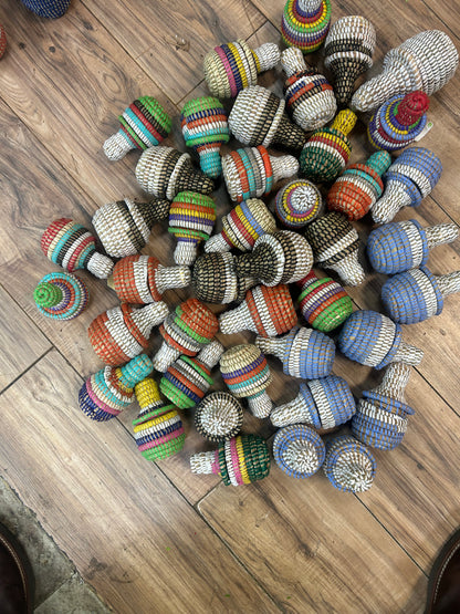 African basket  christmast deco