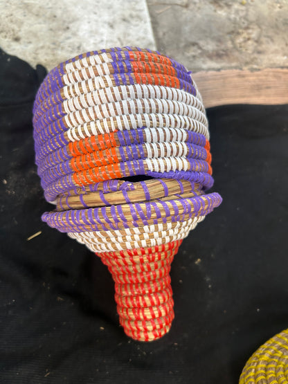 African basket deco for christmas