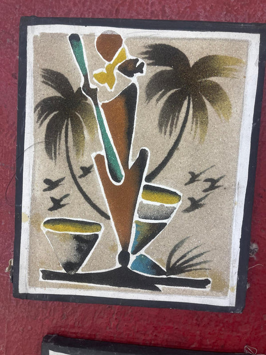 Fabrics Wall Painting