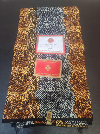 Sankofa Gold 6-Yard African Fabric