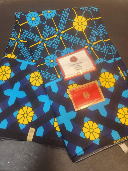 Adisa Sky 6-Yard African Fabric