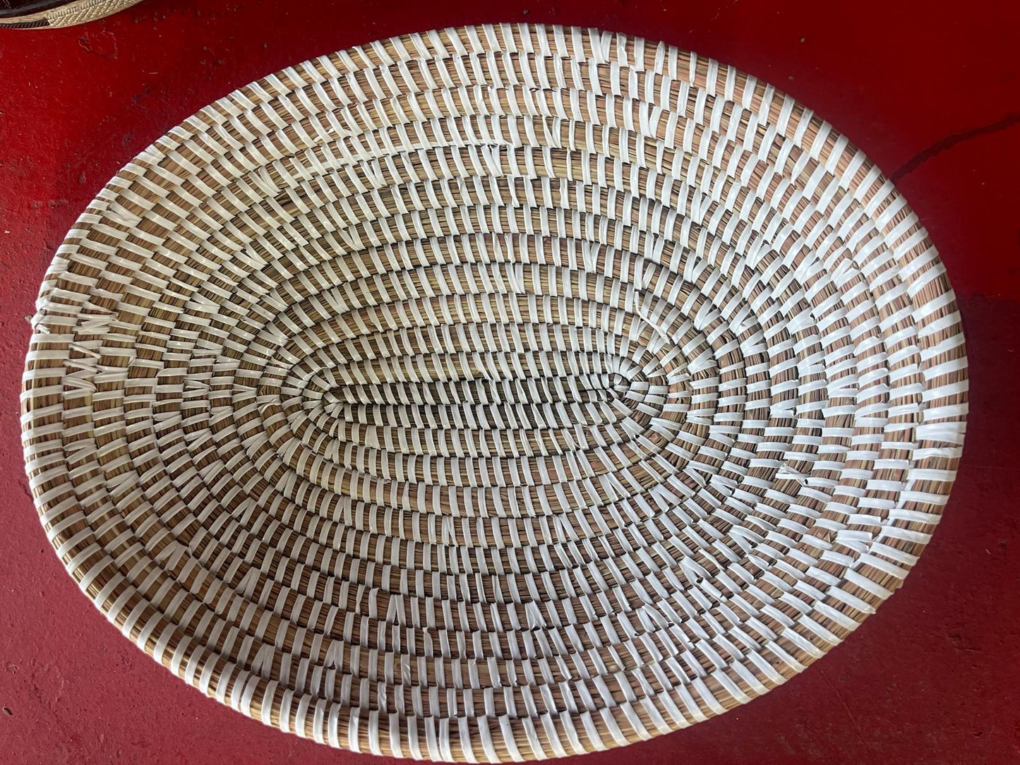 Wall Deco/Bowls – 4‑Piece Oval Basket Set