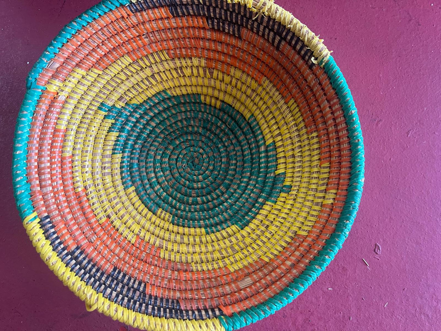 Wall Deco/Bowls – 9‑Piece Spiral Basket Set