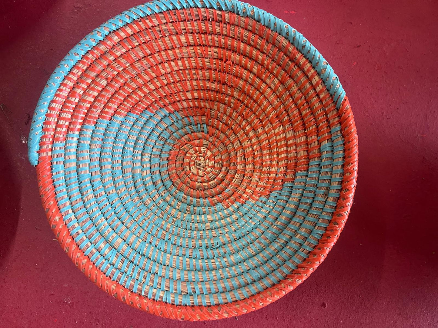 Wall Deco/Bowls – 9‑Piece Spiral Basket Set