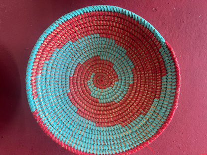 Wall Deco/Bowls – 9‑Piece Spiral Basket Set